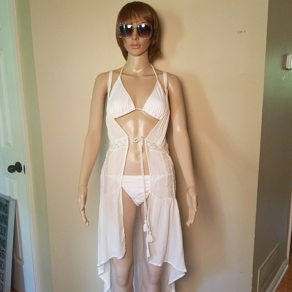 Xhilaration swimsuit cover up/cardigan Sz.M